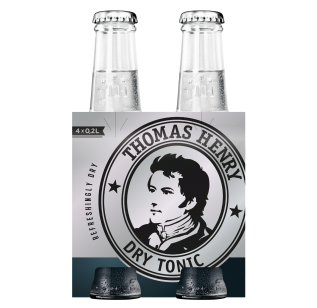 Thomas Henry Dry Tonic, 200ml (Pack of 4)
