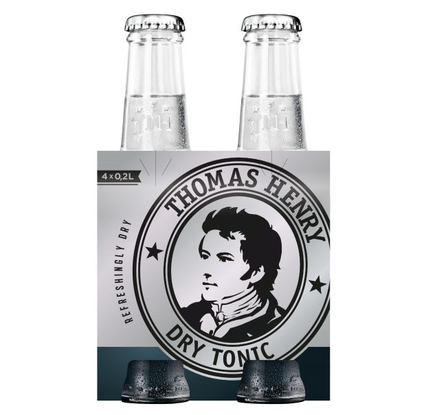 Thomas Henry Dry Tonic, 200ml (Pack of 4)